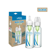 Pachet biberoane Anti-Colici din sticla cu Gat Ingust â€žOptions +â€ï¿½  250 ml. (2pack)