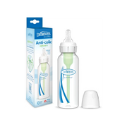 Biberon din plastic Anti-Colici cu Gat Ingust, 250 ml. 