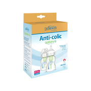 Pachet biberoane din plastic, Anti-Colici cu Gat Larg, 150 ml. 