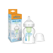 Biberon din plastic, Anti-Colici cu Gat Larg, 150 ml. 