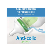 Biberon din plastic, Anti-Colici cu Gat Larg, 150 ml. 