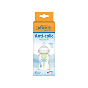Biberon din plastic, Anti-Colici cu Gat Larg, 150 ml. 