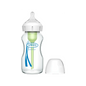 Biberon Anti-Colici cu Gat Larg ”Options Plus” � din sticla 270 ml.