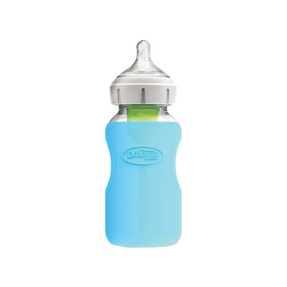 Biberon Anti-Colici cu Gat Larg ”Options Plus” � din sticla 270 ml.