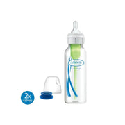 Biberon din plastic cu Gat Ingust de 250 ml. cu Sistem Special de Hranire