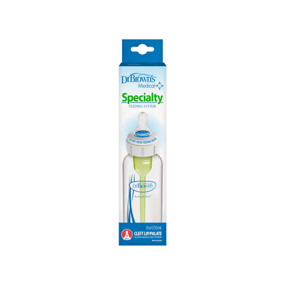 Biberon din plastic cu Gat Ingust de 250 ml. cu Sistem Special de Hranire