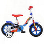 Bicicleta copii Dino Bikes 10' 108 Sport alb si albastru