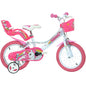 Bicicleta copii Dino Bikes 14' Unicorn