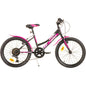 Bicicleta copii Dino Bikes 20' MTB fete Sport negru cu 6 viteze