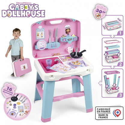 Bucatarie Smoby Gabby Kitchen cu 16 accesorii