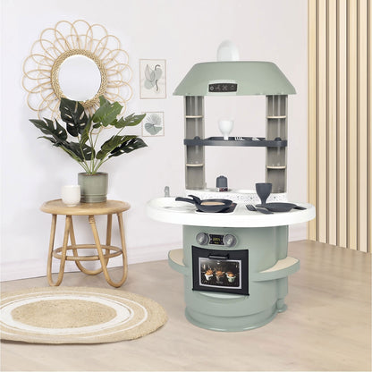 Bucatarie Smoby Nova verde cu accesorii