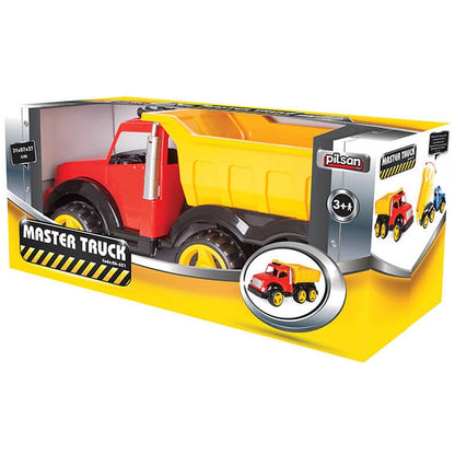 Camion basculant Pilsan Master Truck red