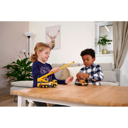 Camion cu macara Majorette Volvo Truck Crane cu lumini si sunete