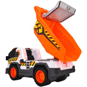 Camion de constructie Dickie Toys Dump Truck 30 cm cu lumini si sunete