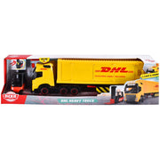 Camion Dickie Toys DHL Heavy Truck 35 cm cu lumini si sunete