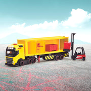 Camion Dickie Toys DHL Heavy Truck 35 cm cu lumini si sunete