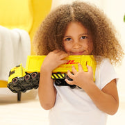 Camion Dickie Toys DHL Heavy Truck 35 cm cu lumini si sunete