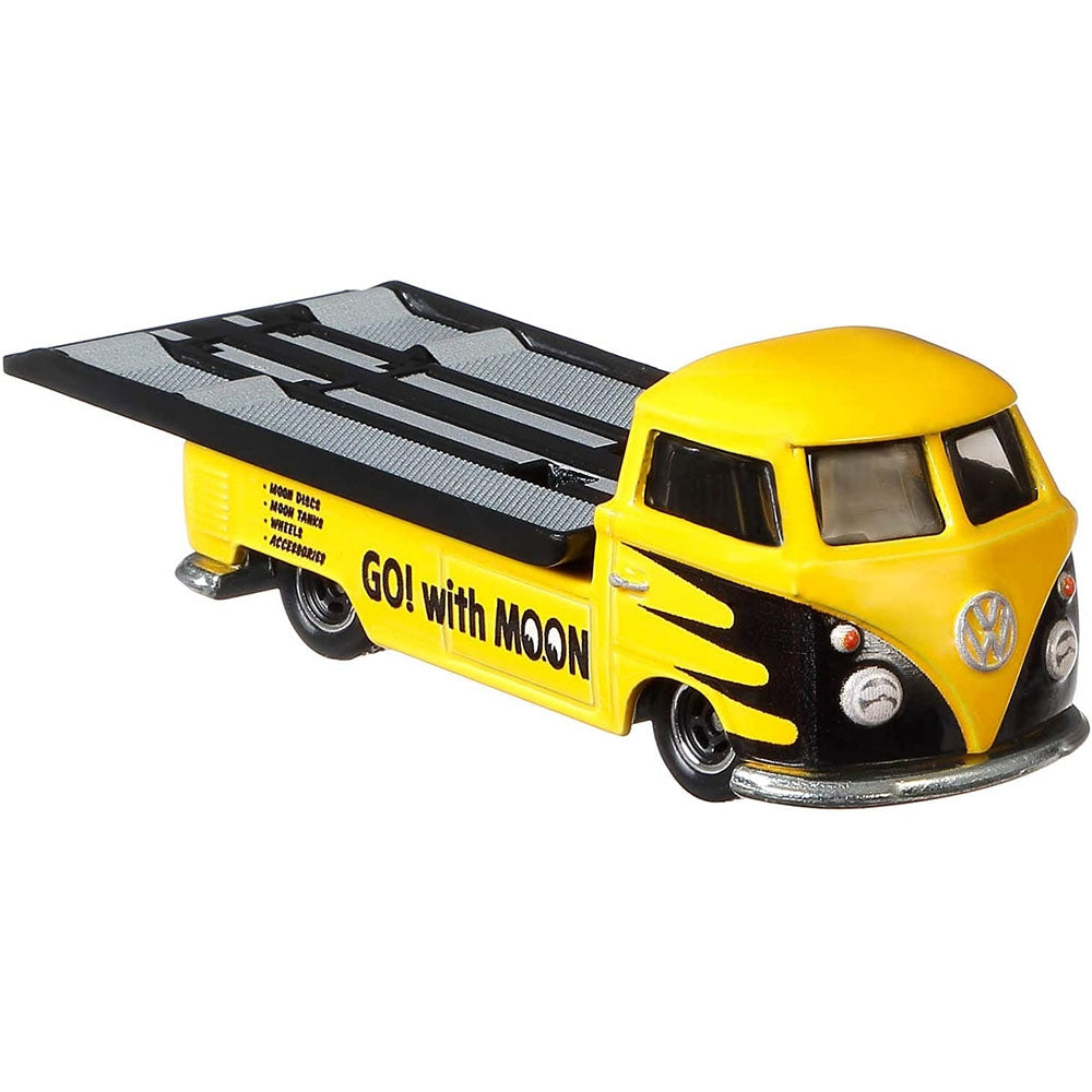 Camion Hot Wheels by Mattel Car Culture Volkswagen Transporter T1 Pickup cu masina Volkswagen Classic Bug