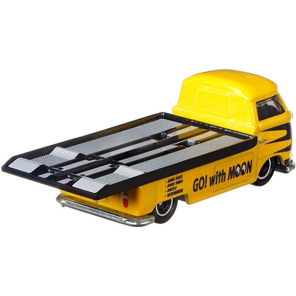 Camion Hot Wheels by Mattel Car Culture Volkswagen Transporter T1 Pickup cu masina Volkswagen Classic Bug