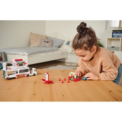 Camion Majorette MAN Tgx Porsche Experience cu 2 masinute