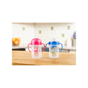 Canita cu cioc moale si manere, 270 ml, 9 luni+, roz