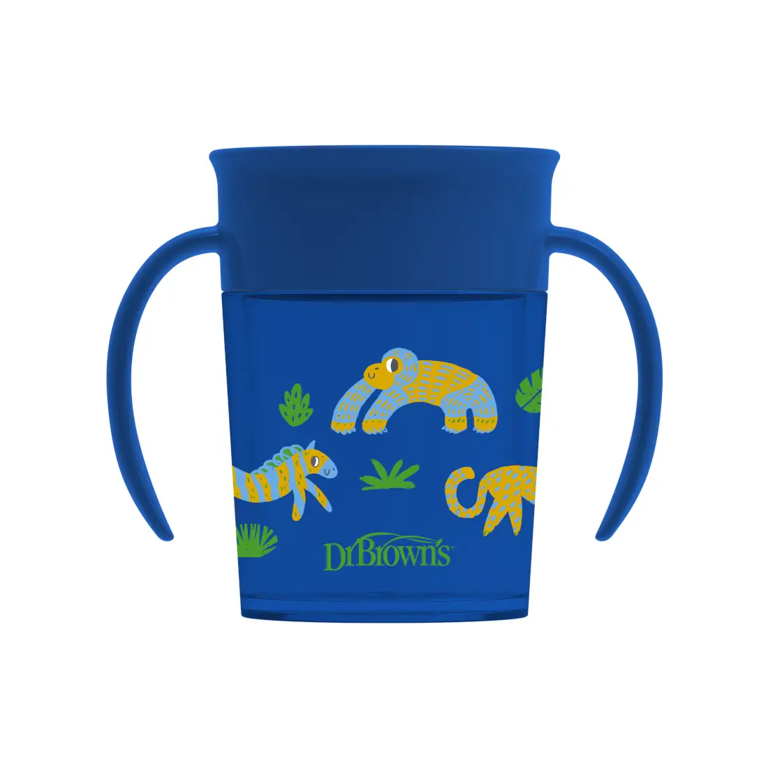 Canita cu manere, Cheers 360, 200 ml. Albastru Design, BPA Free