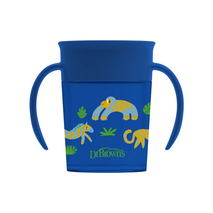 Canita cu manere, Cheers 360, 200 ml. Albastru Design, BPA Free