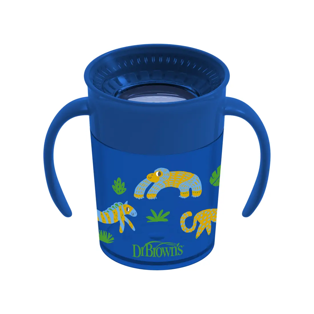 Canita cu manere, Cheers 360, 200 ml. Albastru Design, BPA Free
