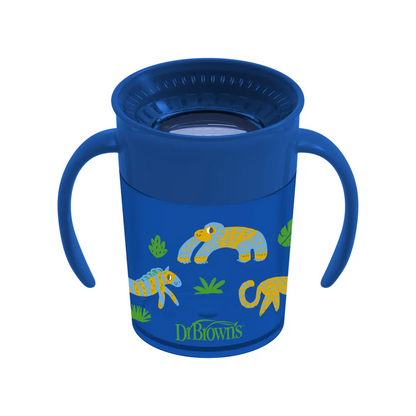 Canita cu manere, Cheers 360, 200 ml. Albastru Design, BPA Free