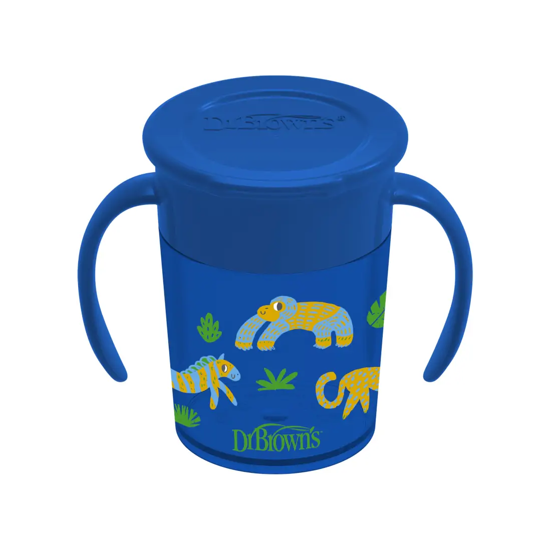 Canita cu manere, Cheers 360, 200 ml. Albastru Design, BPA Free