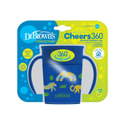 Canita cu manere, Cheers 360, 200 ml. Albastru Design, BPA Free