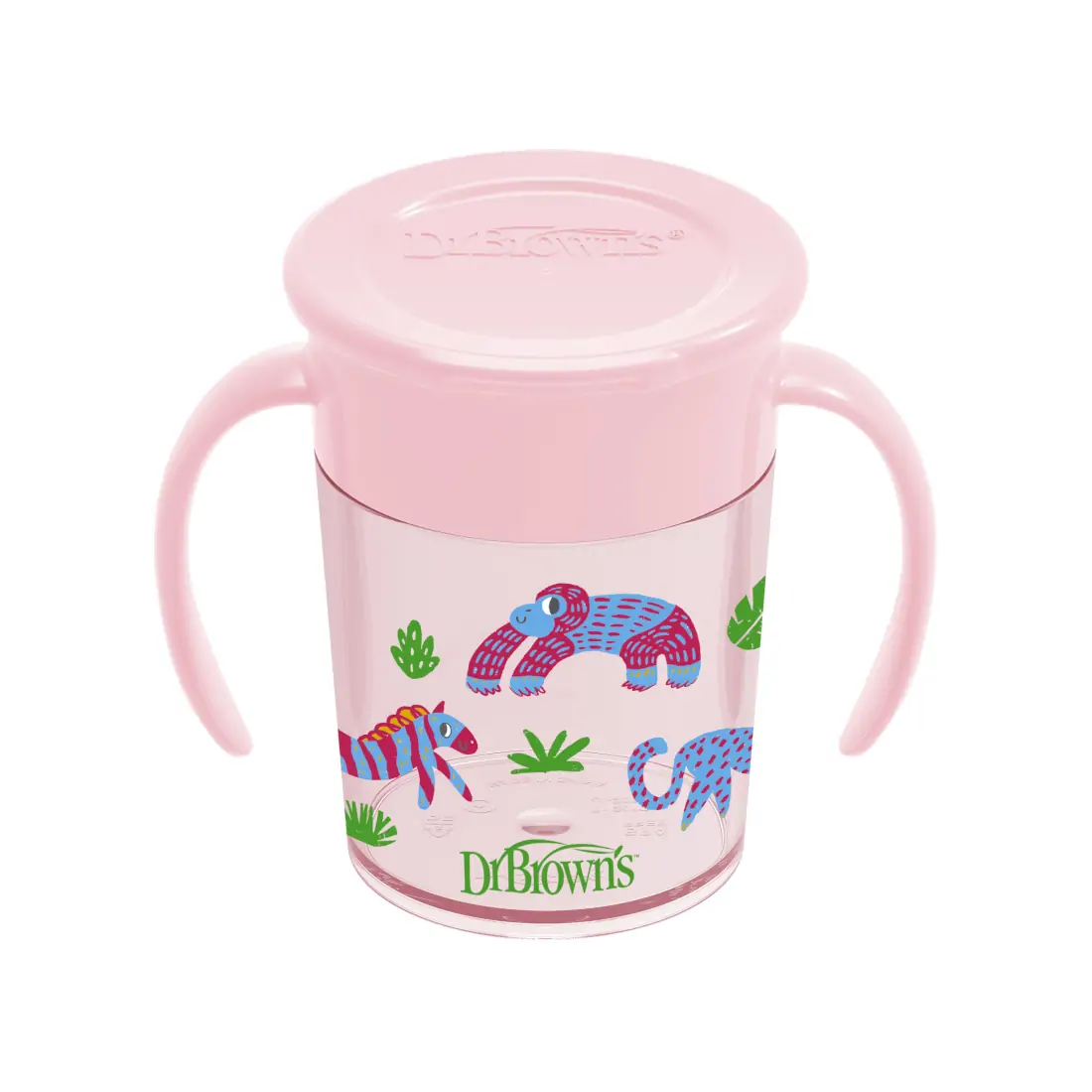 Canita cu manere, Cheers 360, 200 ml. Roz Design, BPA Free