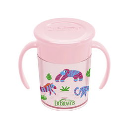 Canita cu manere, Cheers 360, 200 ml. Roz Design, BPA Free