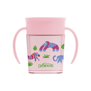 Canita cu manere, Cheers 360, 200 ml. Roz Design, BPA Free