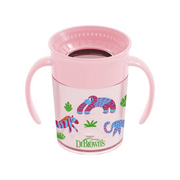 Canita cu manere, Cheers 360, 200 ml. Roz Design, BPA Free