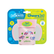 Canita cu manere, Cheers 360, 200 ml. Roz Design, BPA Free