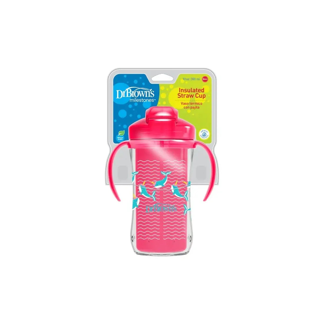 Canita cu pai si izolatie 300 ml., 12 luni+