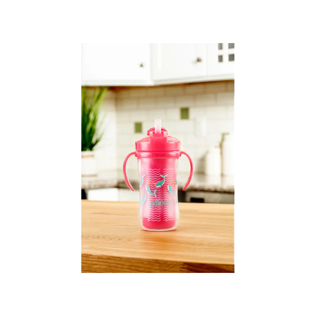 Canita cu pai si izolatie 300 ml., 12 luni+