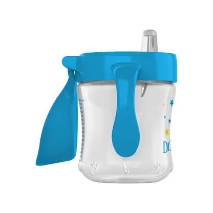 Canita tranzitie cu cioc moale si manere, 180 ml. (culori asortate)