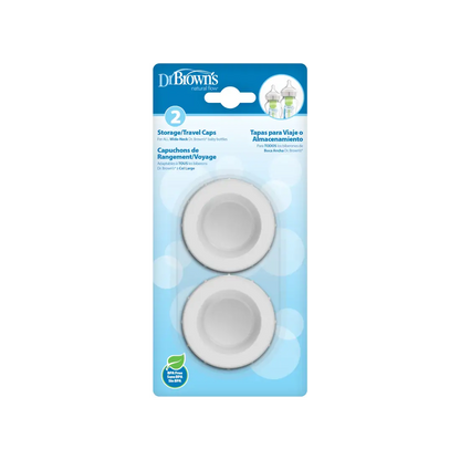 Capace calatorie pentru  Biberoane cu Gat Larg (2 pack)