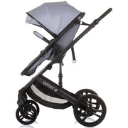 Carucior Chipolino Amore 2 in 1 ash grey, sezut transformabil in landou