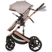 Carucior Chipolino Amore 2 in 1 macadamia, sezut transformabil in landou