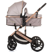 Carucior Chipolino Amore 2 in 1 macadamia, sezut transformabil in landou