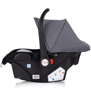 Carucior Chipolino Amore 3 in 1 cloud grey, cu scaun auto i-Size, 0–22 kg