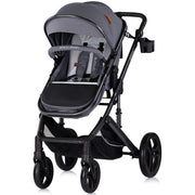 Carucior Chipolino Amore 3 in 1 cloud grey, cu scaun auto i-Size, 0–22 kg