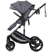 Carucior Chipolino Amore 3 in 1 cloud grey, cu scaun auto i-Size, 0–22 kg