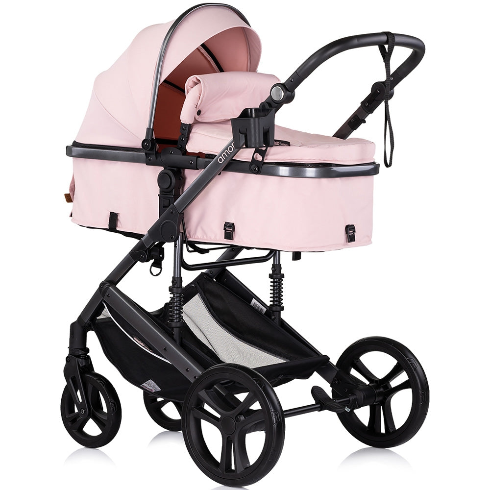 Carucior Chipolino Amore 3 in 1 pink marshmallow