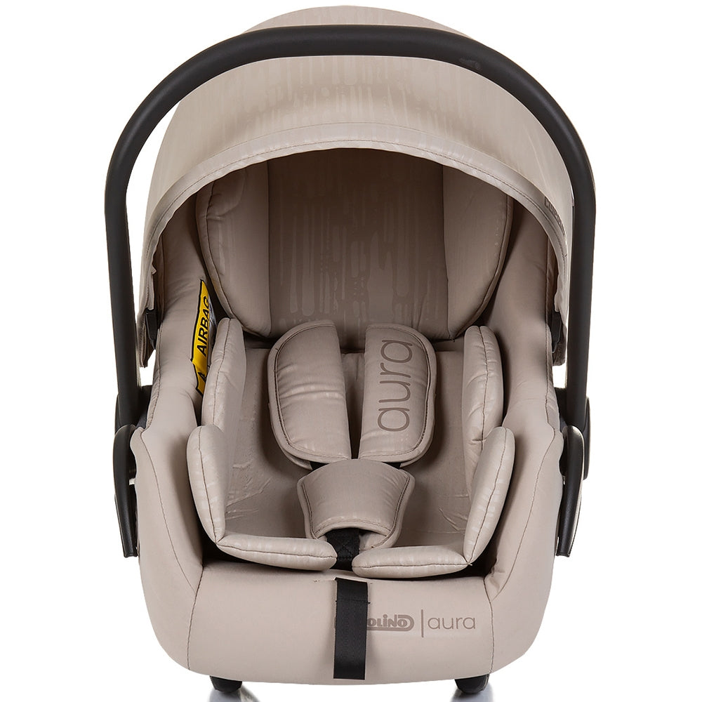 Carucior Chipolino Aura 3 in 1 macadamia
