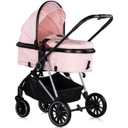 Carucior Chipolino Aura 3 in 1 pink marshmallow