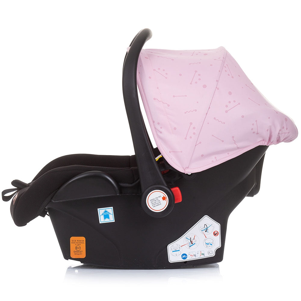 Carucior Chipolino Camea 3 in 1 rose water